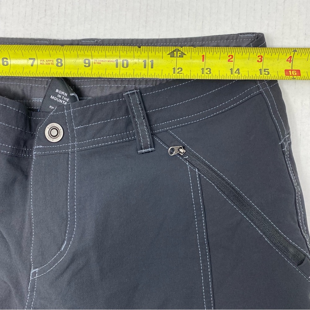 Kuhl Women's Wide Leg Pants in Black with Contrast Stitching - Picture 8 of 11